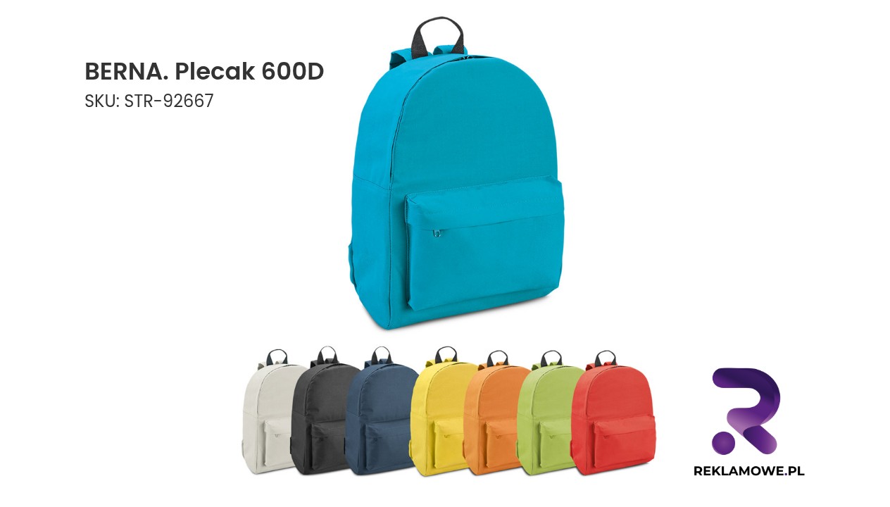 BERNA Plecak 600D widok z przodu
