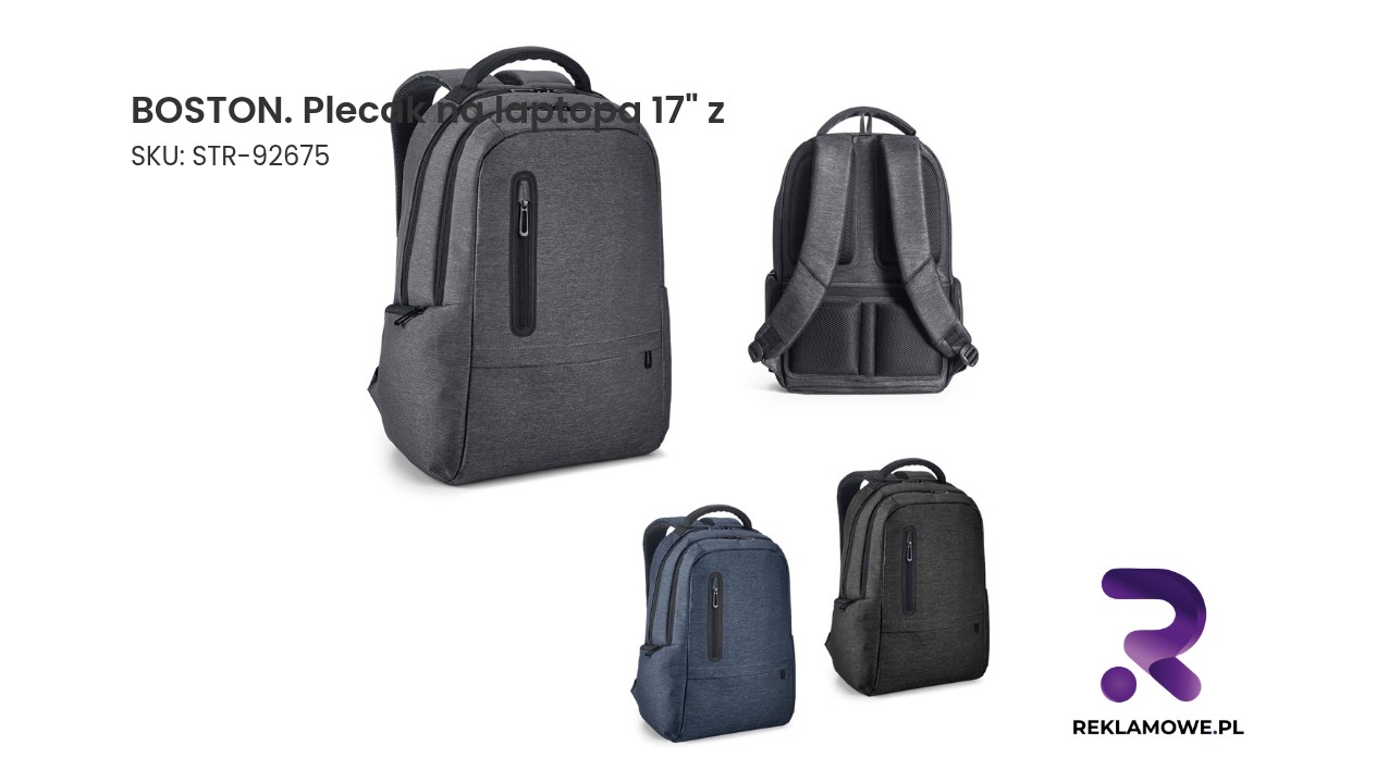 BOSTON Plecak na laptopa 17 cali