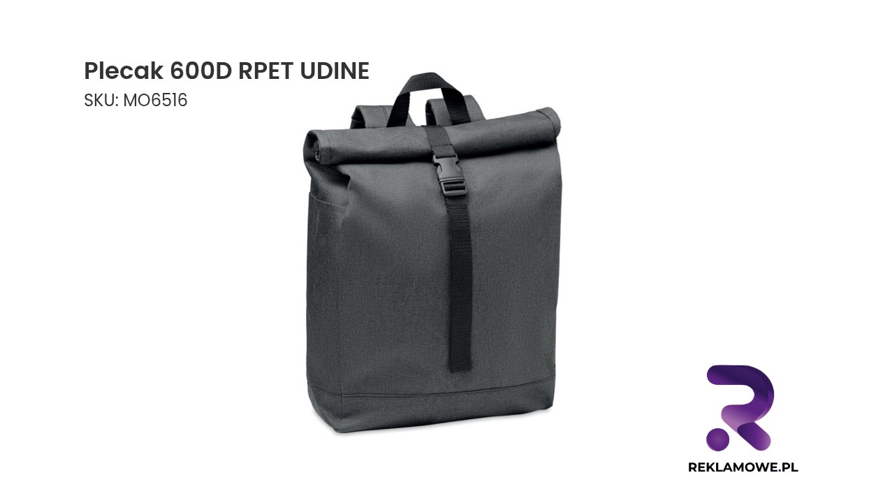 Plecak ekologiczny wykonany z recyklingowanego PET, model Udine