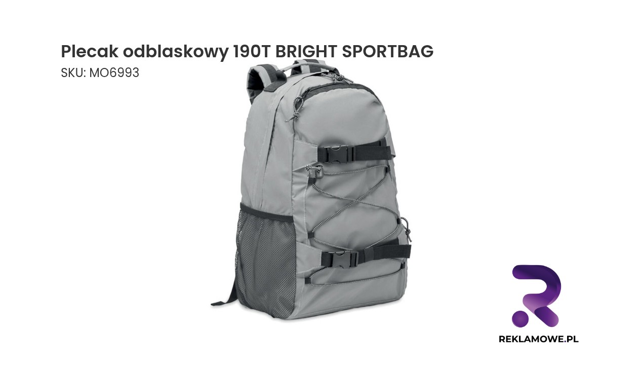 Odblaskowy plecak 190T BRIGHT SPORTBAG