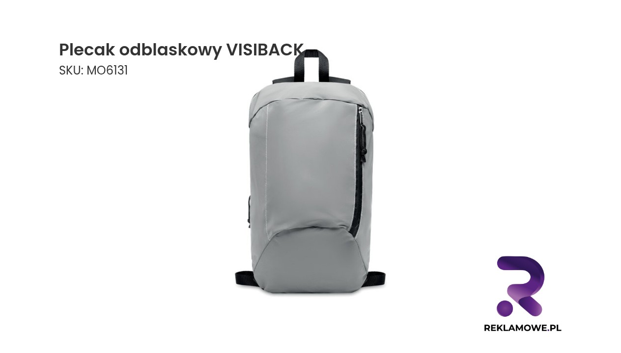 Plecak odblaskowy VISIBACK dla lepszej widoczności
