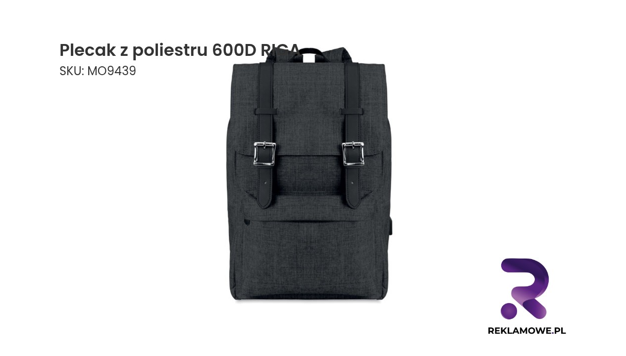 Plecak z poliestru 600D model RIGA