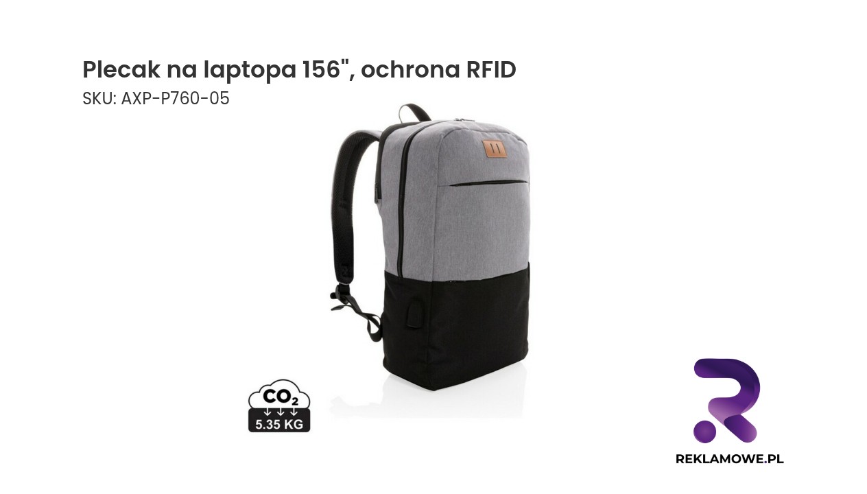 Plecak na laptopa 156 cali z ochroną