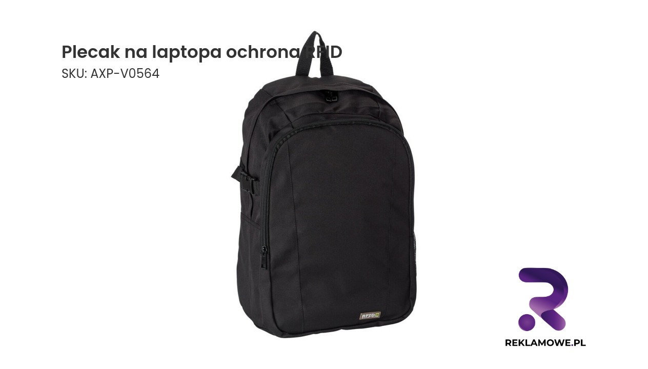 Plecak na laptopa z ochroną RFID