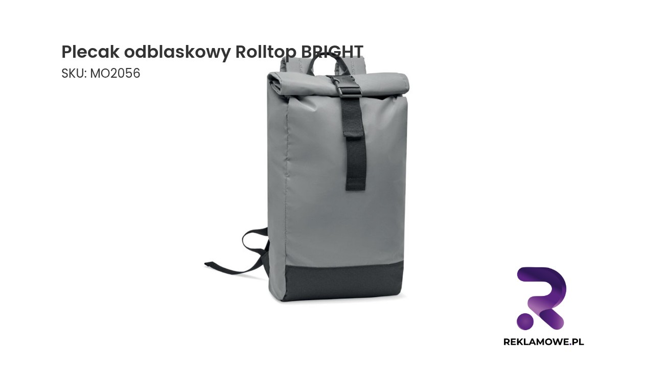 Plecak odblaskowy Rolltop BRIGHT ROLLPACK Plecak odblaskowy Rolltop BRIGHT