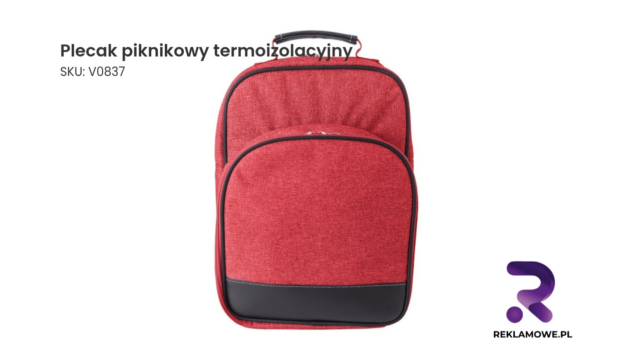 Plecak piknikowy termoizolacyjny z funkcją utrzymania temperatury