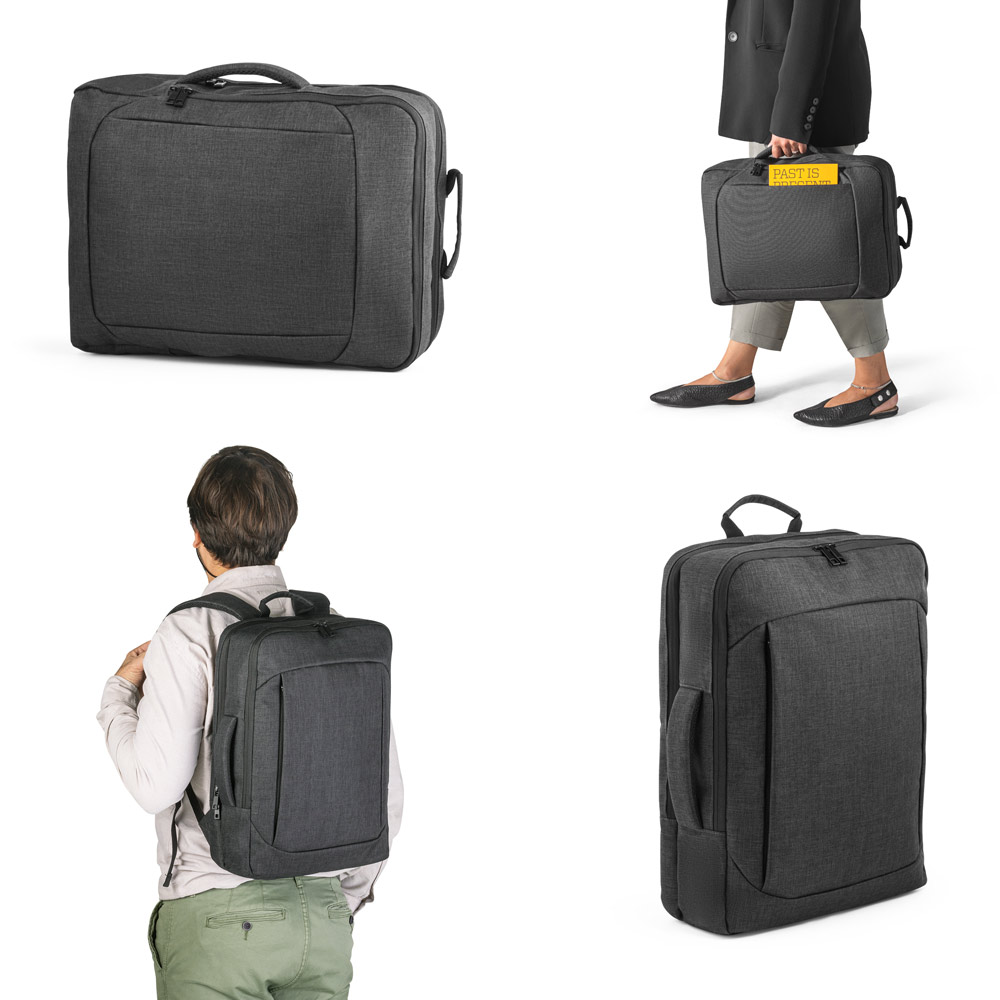 ALEXANDRIA. Plecak 600D 2 w 1 na laptopa 15.6" 92329_set